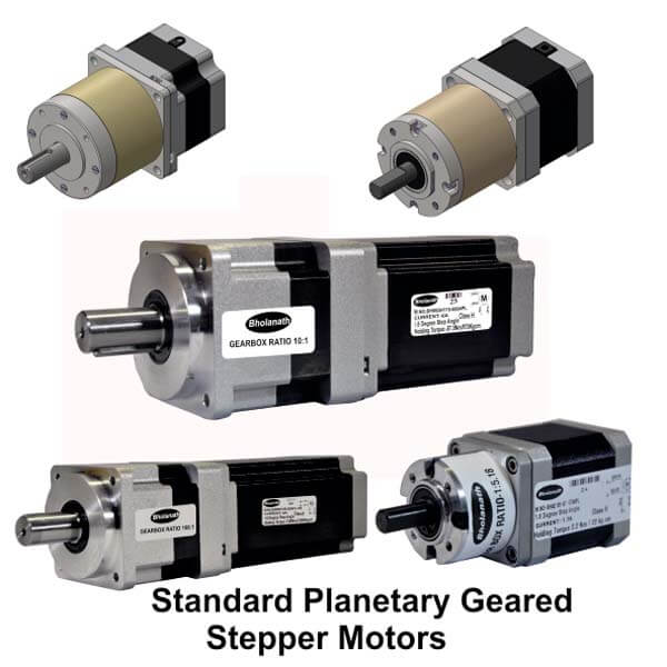 Standard Planetary Geared Stepper Motors