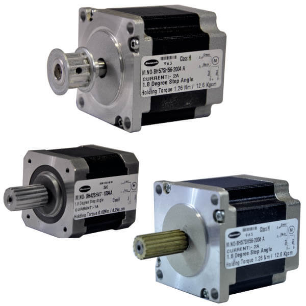 Stepper Motors with Timing Pulley