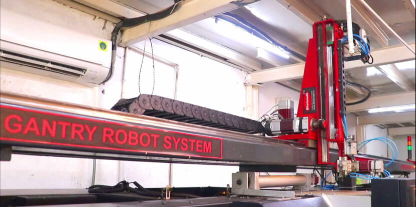 CNC LOADING AND UNLOADING MULTI AXIS GANTRY ROBOT