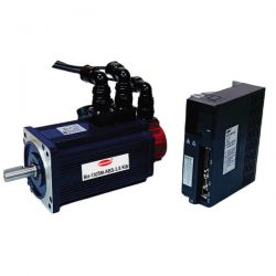 3 PHASE 3.8 KILOWATT AC SERVO (130 mm Frame Size) INCLUDES MOTOR,WITH PULSE / ANALOG DRIVEN DRIVES & 17 BIT ABSOLUTE ENCODER 