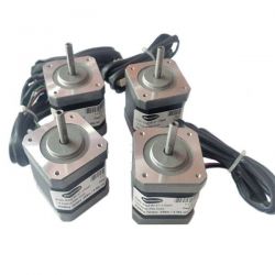 SET OF 4 NOS 3 D PRINTER STEPPER MOTORS 4.4 kg cm BIPOLAR STEPPER MOTOR (1.7 Amp Motor) 