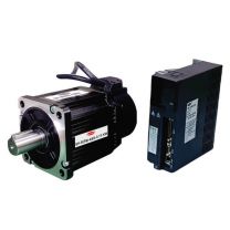 3 PHASE 0.75 KILOWTT AC SERVO (80 mm Frame Size) INCLUDES MOTOR,WITH PULSE / ANALOG DRIVEN DRIVES & 18 BIT ABSOLUTE ENCODER 