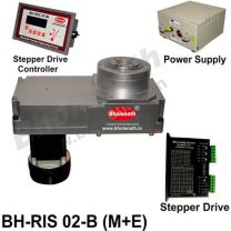 BH-RIS 02-B(M+E) ROTARY INDEXING SYSTEM DIMENSION 330MM X 170MM WITH BRAKE STEPPER MOTOR, STEPPER DRIVE, POWERSUPPLY & CONTROLLER