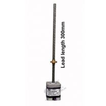 5.5 kg cm CAPTIVE LINEAR ACTUATOR STEPPER MOTOR (1.5 Amp Motor) PITCH - TR8x8 WITH 300 MM LEAD SCREW