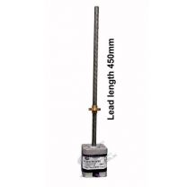 5.5 kg cm CAPTIVE LINEAR ACTUATOR STEPPER MOTOR (1.5 Amp Motor) PITCH - TR8x8 WITH 450 MM LEAD SCREW
