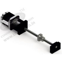70 kg cm CAPTIVE BALL SCREW LINEAR ACTUATOR STEPPER MOTOR (5.5 Amp Motor) PITCH M20x05 WITH 300 MM BALL SCREW 