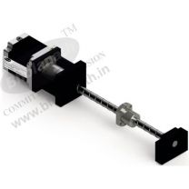 70 kg cm CAPTIVE BALL SCREW LINEAR ACTUATOR STEPPER MOTOR (5.5 Amp Motor) PITCH M20x20 WITH 300 MM BALL SCREW 
